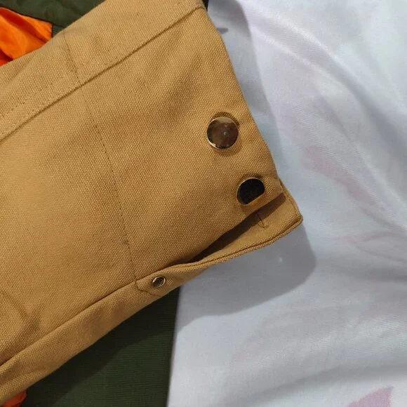 Carhartt X Sacai Khaki Faux Two-Piece Jacket - Picture 10 of 11